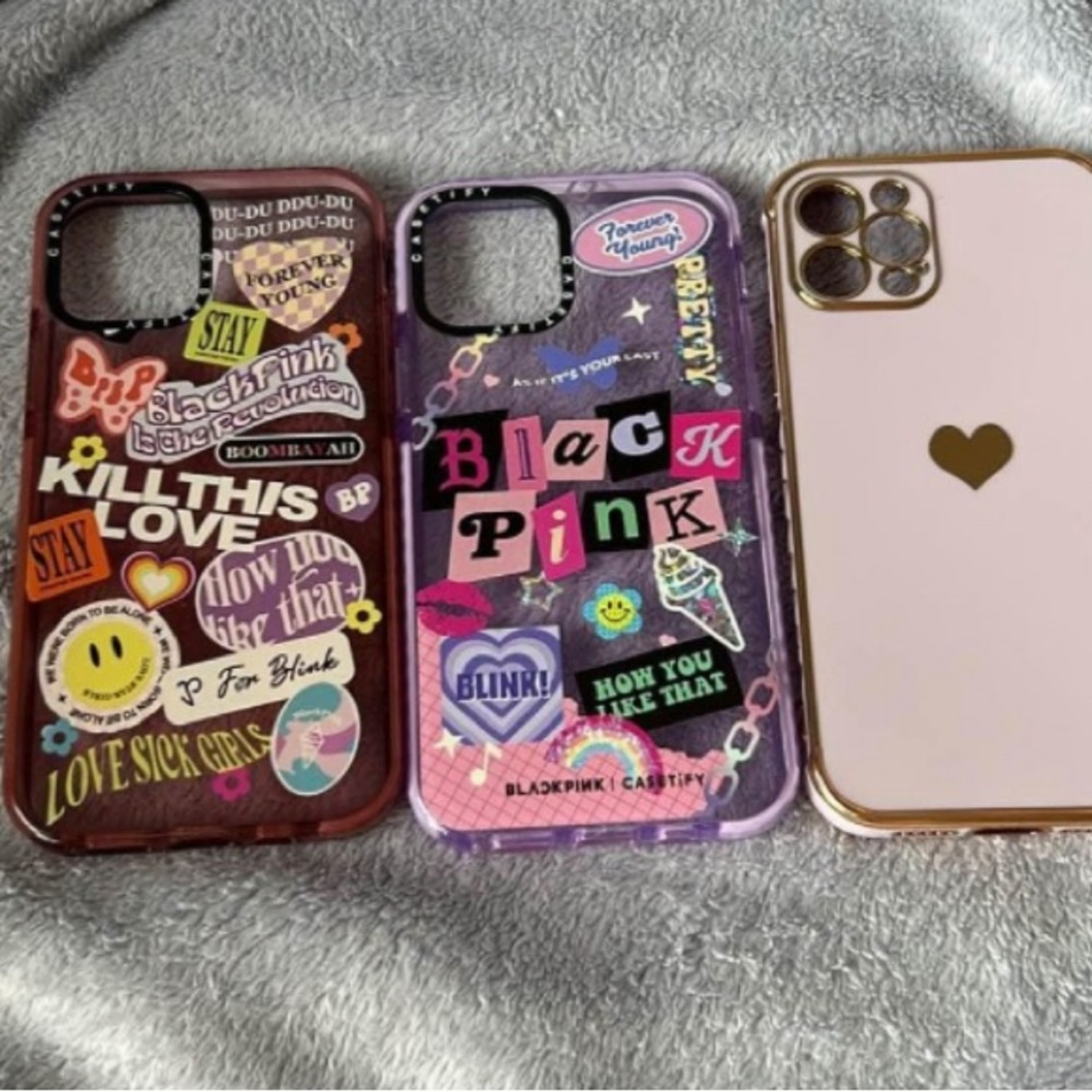 Blackpink x Casetify and SHEIN iPhone 12 cases